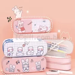 卡通雙層筆袋