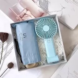 防曬遮+手持風扇禮盒套裝