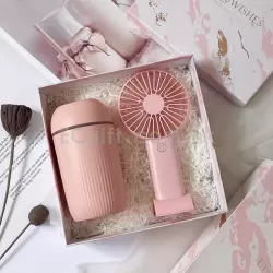 加濕器+手持風扇禮盒套裝