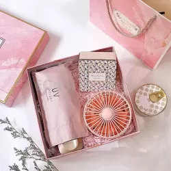 縮骨遮+香薰蠟燭+迷你風扇套裝