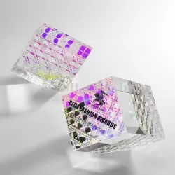 水晶紀念座 紙鎮