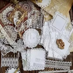 鏤空蕾絲花邊裝飾紙