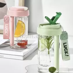 便攜茶漏吸管杯