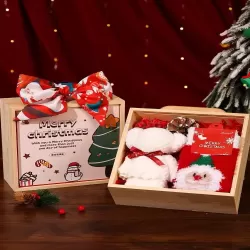 聖誕木質禮盒套裝