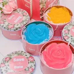 玫瑰花手工香薰皂