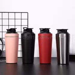 雙層不鏽鋼真空搖搖杯攪拌杯