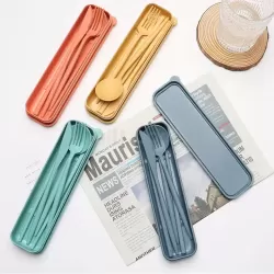 環保麥稈餐具五件套 HK$9.9