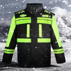 加厚防寒防水反光外套