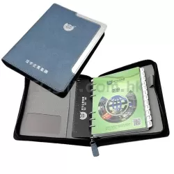 拉鏈包皮面活頁本