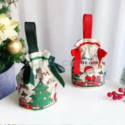 聖誕節帆布禮物袋