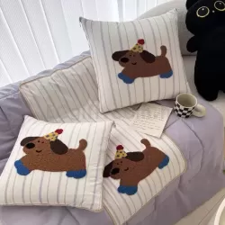 卡通狗二合一抱枕被