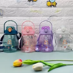 手提吸管大肚杯