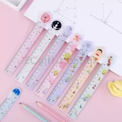 小學生透明直尺帶刻度15cmT