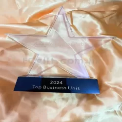 禮品編號：8195 星星水晶獎座