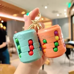 轉轉樂魔方鑰匙扣 HK$11.2