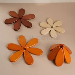 聖誕樹創意實木隔熱墊