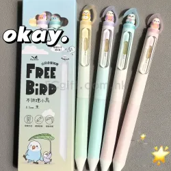 可愛小鳥中性筆