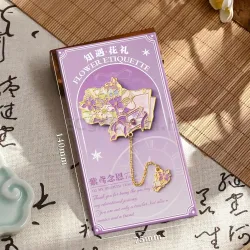 12543 - 金屬花束書簽