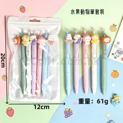 12549 - 水果動物筆套裝