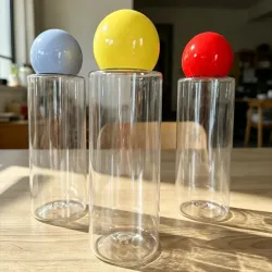 創意清新圓球蓋廣告杯