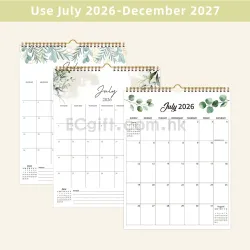 12510 - 新款2027英文版掛歷