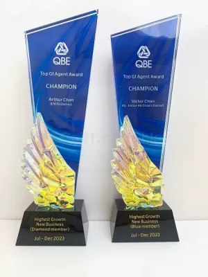禮品編號：8467彩色水晶獎杯