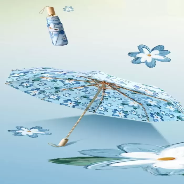 超輕雙面印花晴雨傘