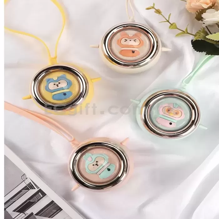 卡通掛頸風扇