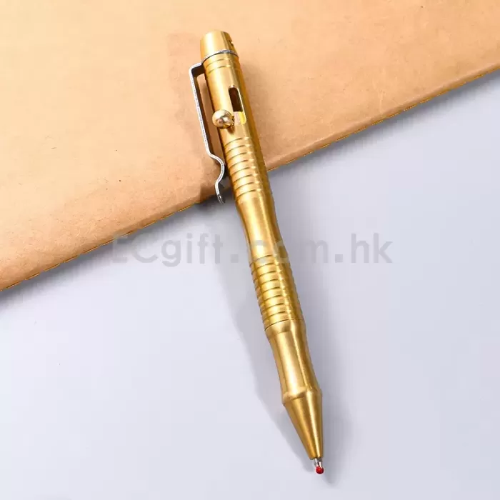 槍栓手工黃銅筆