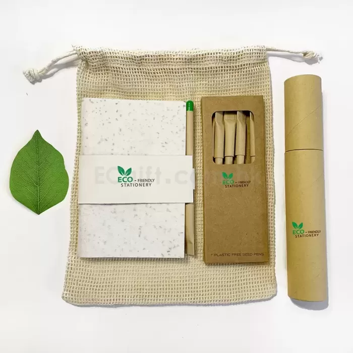 環保可降解種子紙 牛皮紙文具套裝