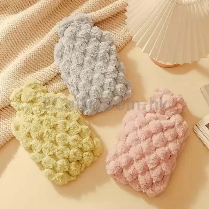 毛絨暖水袋 