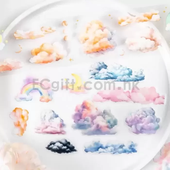 雲朵貼紙