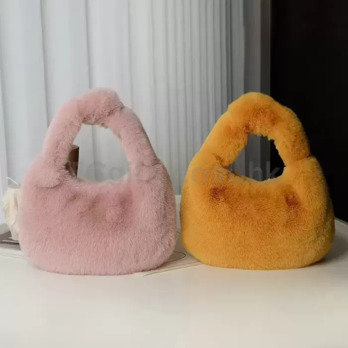 新款毛絨餃子包 手提包