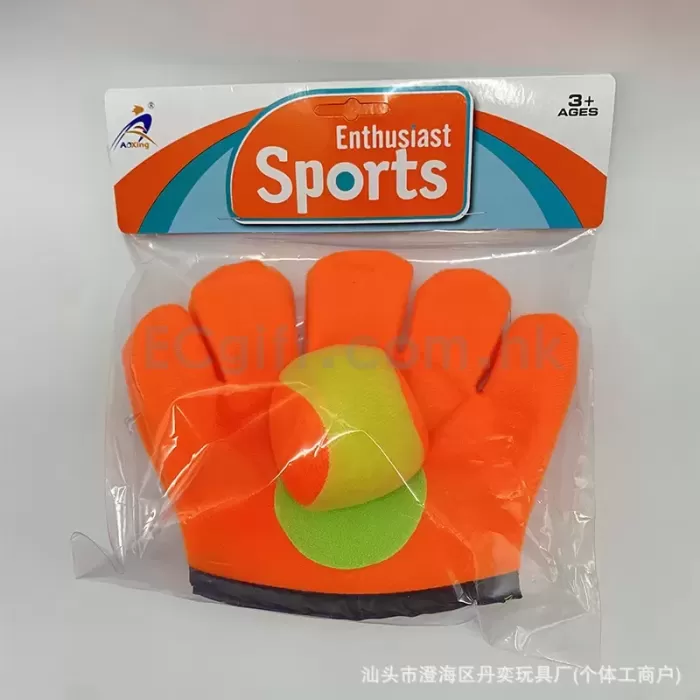 粘球手套