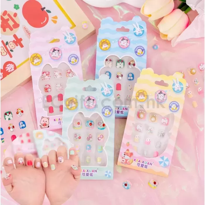 卡通手工DIY美甲貼