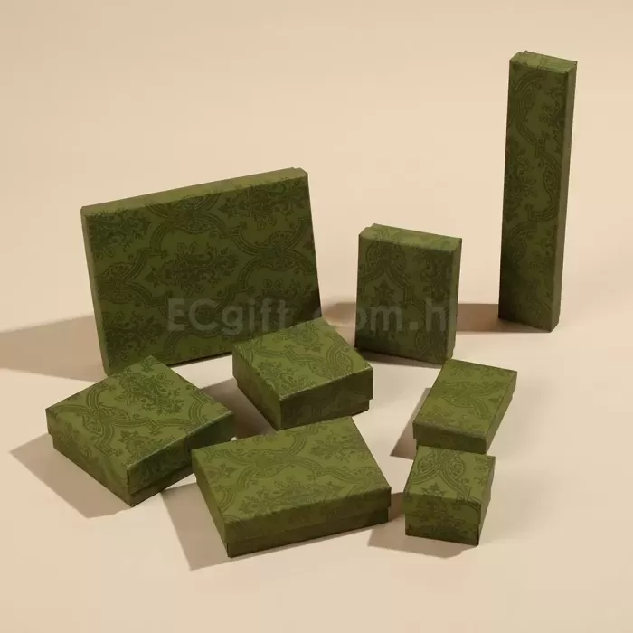 綠色花紋禮盒