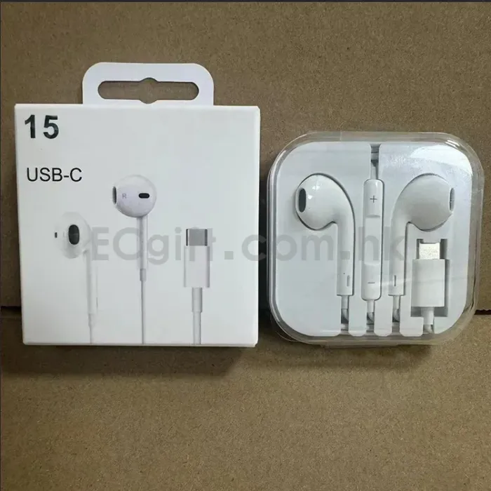 蘋果15Type-C線控耳機