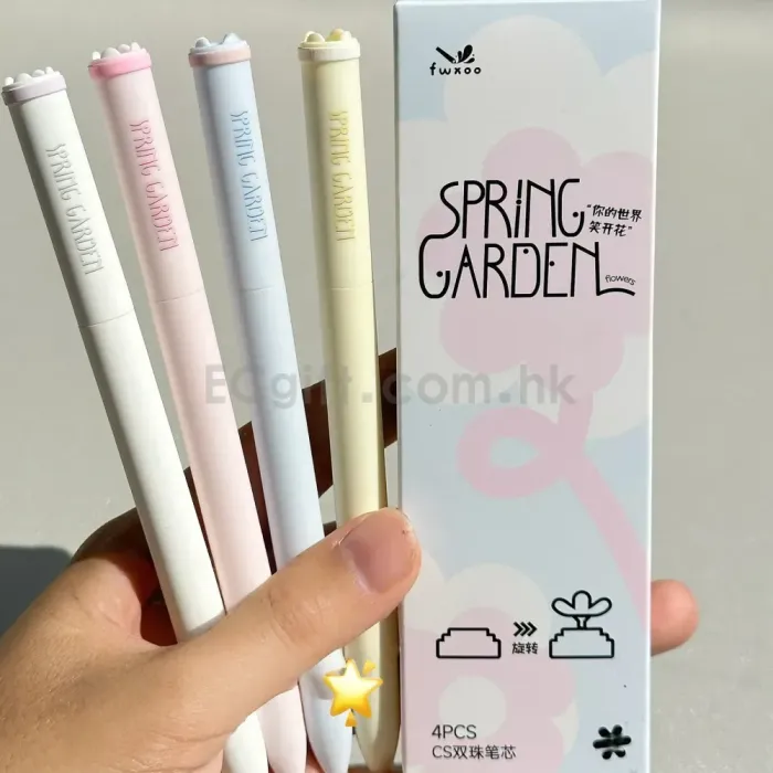 開花旋轉筆